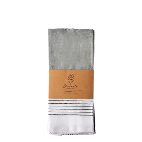 Kuchyňská utěrka 50 x 70 cm antická zelená, 2 kusy Elements Ambiente - 596487