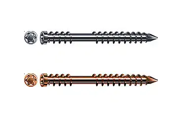 Terasové vruty SPAX 5 x 50 mm Stříbrné nerezové vruty 5 × 50 mm + BIT T 25 | 200 ks