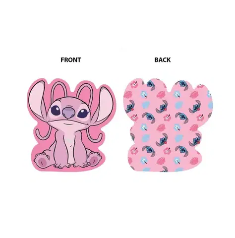 3D mikroplyšový dětský polštářek Lilo and Stitch ružový Setino