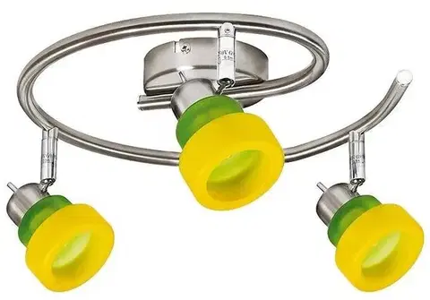Stropní svítidlo Benátky spirála 3*40W G9 nikl