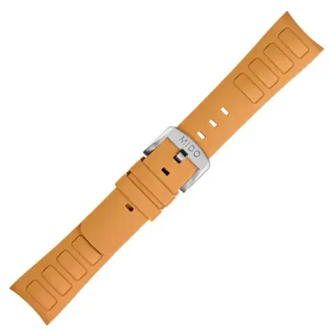 Řemínek Mido M603018730 oranžový k modelům Mido Multifort TV Big Date