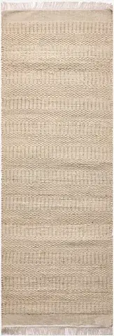 Diamond Carpets India, Ručně vázaný kusový koberec Clover J 22 Natural, 120x170, béžová, chodba / předsíň