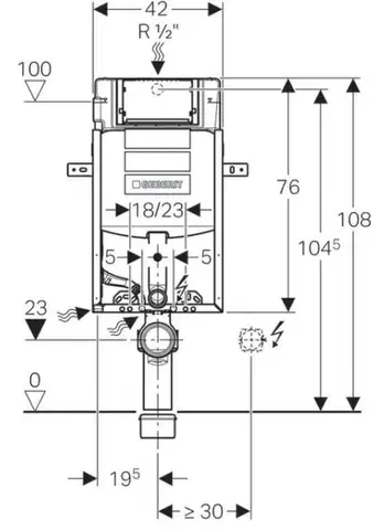 Geberit 110.302.00.5 CF1