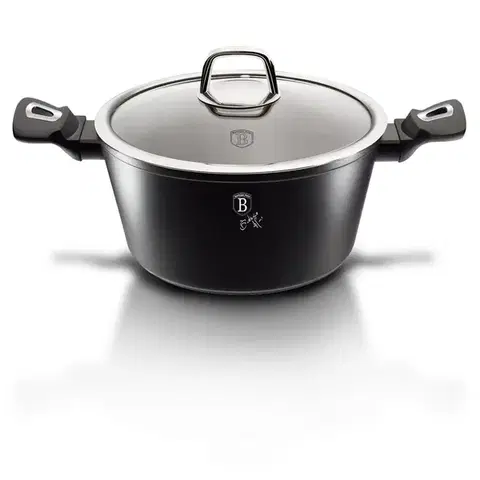 BERLINGER HAUS - Hrnec a poklice 24cm Black Silver