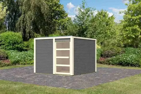 Dřevěný zahradní domek QUBIC 2 Lanitplast