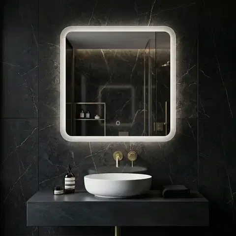 REA Zrcadlo LED 70x70cm TOP-2 HOM-01521