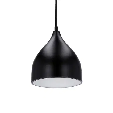 Závěsná lampa Ystad 170mm LEDEA E27 40W kovová černá