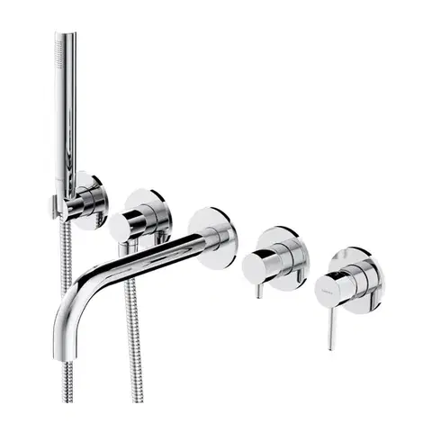 OMNIRES Y vanová baterie 5-otvorová podomítková chrom /CR/ Y1237-1CR