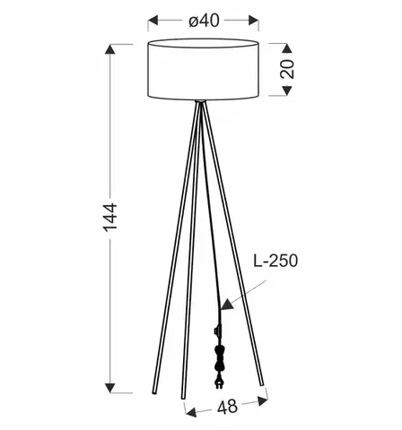 Stojací lampa RAFFI bílá E27 1x40W s borovicovým stínidlem, skandinávský styl, ekologická přírodní, do obývacího pokoje, ložnice, pracovny, stojací osvětlení