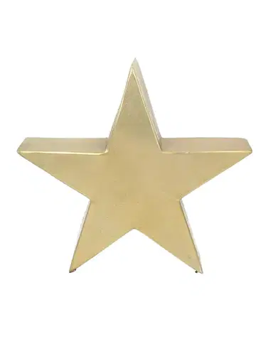 Dekoracja Vánoční hvězda 38cm zlatá