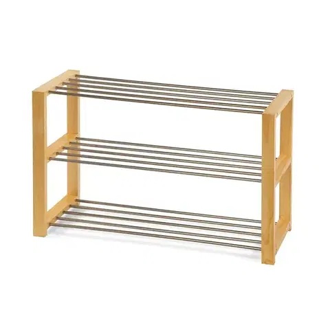 Kovový botník FRAME 3, přírodní