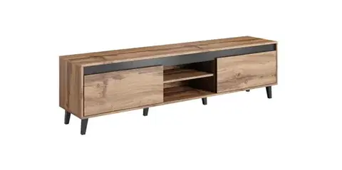 HALMAR TV stolek NORD 2 170 cm dub wotan/antracitový