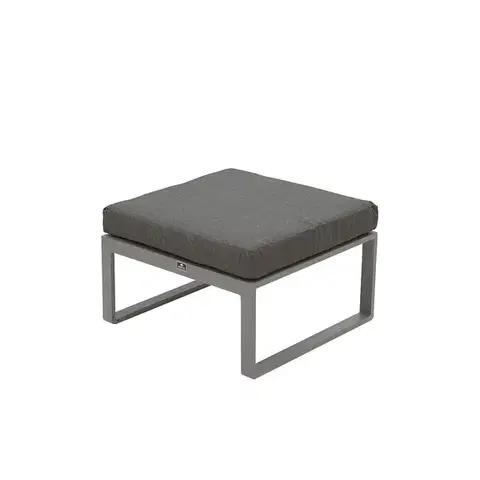 DEOKORK Hliníkový stolek / taburet TITANIUM
