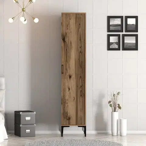 Šatní skříň Kumsal S - Walnut