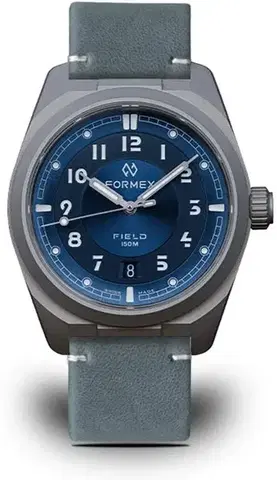 Formex Field Automatic Gen 2 Deep Blue Blue Bolgheri Leather Strap 0660.1.6532.744
