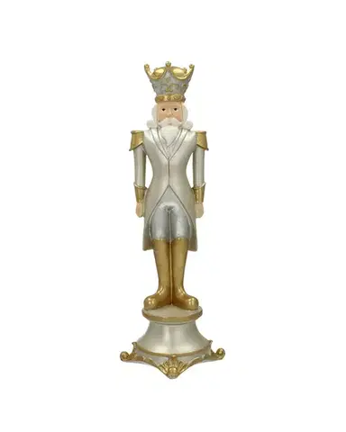 Figurka Louskáčka 42cm silver