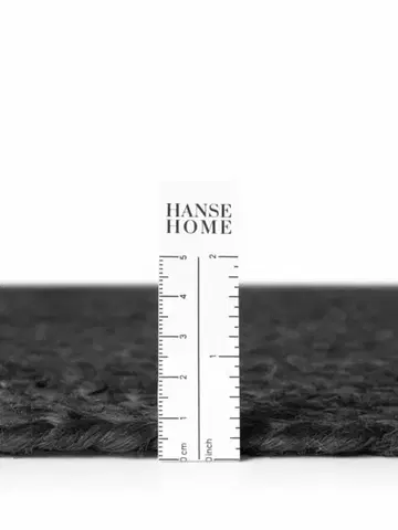 Hanse Home, Běhoun Juno 106324 Black, 80x200, černá, chodba / předsíň