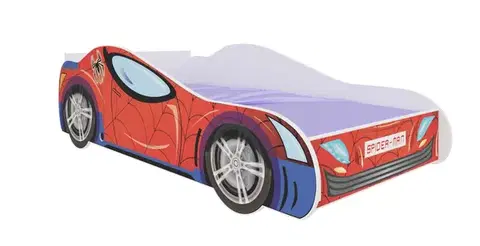 ArtAdrk Dětská auto postel SPIDER Provedení: 70 x 140 cm
