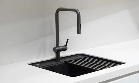 DEANTE Momi nero Granitový dřez, 1-bowl ZKM_N103