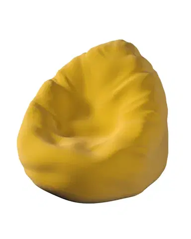 Sedací vak barva žlutá látka sametová