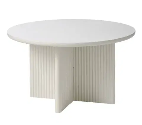 Estila Konferenční stolek Hvidea, greige, Ø 80 cm