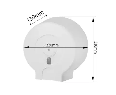 SAPHO Zásobník na toaletní papír max. Ø 29cm, ABS, bílá 608