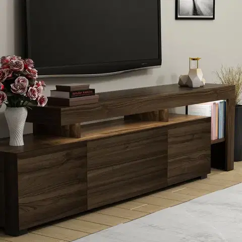 TV stolek BELIZ s LED osvětlením Asirgroup