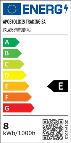 ACA Lighting LED FILAMENT E27 DIM G95 červená zlatá 8W 2700K 230V 900lm RA80 PALA958WWDIMRG