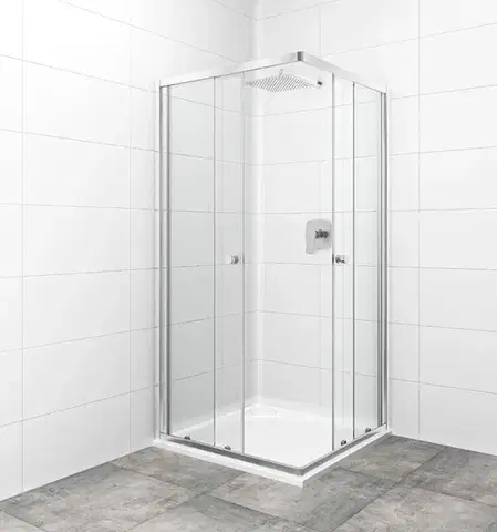 Sprchový kout čtverec 90x90 cm SAT Project SIKOMUQ90CRT SIKOMUQ90CRT