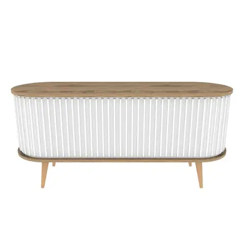 TV stolek Stor - Oud Oak, White