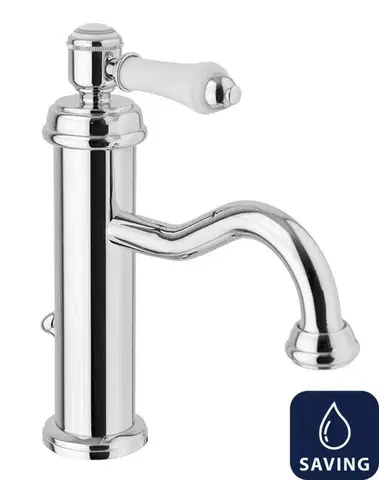 SAPHO VIENNA stojánková umyvadlová baterie s výpustí, WATER-SAVING kartuše, chrom VO002-01