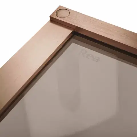 REA/S Sprchová kabina Hugo 80x90 Copper Brush KPL-K6968