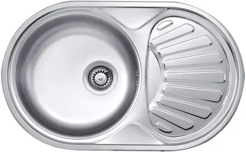 DEANTE Twist nerez dekor Nerezový dřez, 1 bowl s odkapávačem ZEU_311B