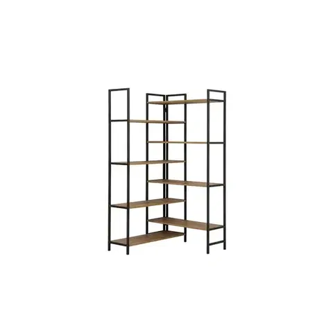 Regál Edra Black and Atlantic Pine
