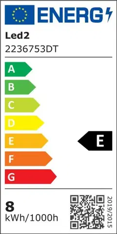 LED2 2236753DT Zápustné svítidlo ZERO II XL, B TRIAC DIM 8W 3000K/3500K/4000K UGR černá
