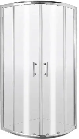 DEANTE Jasmin plus chrom Sprchový kout, půlkulatý, 80 cm KTJ_052P