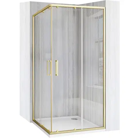 REA Sprchový kout City  90x90 Gold Bez sprchové vaničky REA-K6443
