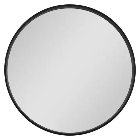 OLSEN SPA Zrcadlo bez osvětlení REISA BLACK Průměr 60  OLNZREI60B
