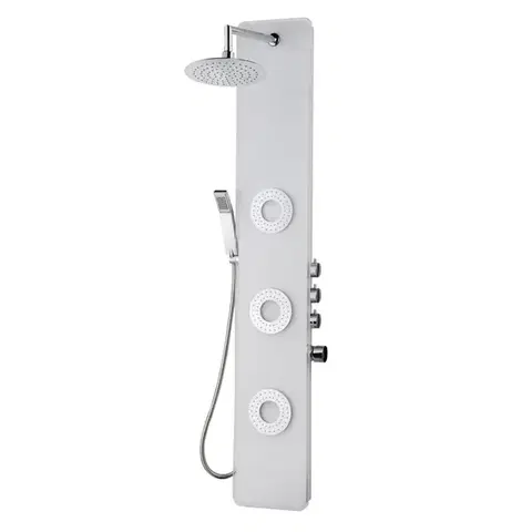 KERRA Sprchový panel s hydromasáží Tore (bílý) 5907548105509