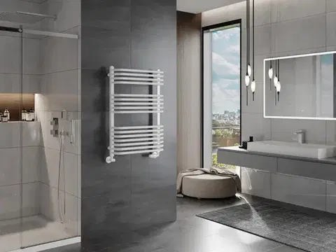 MEXEN Apollo otopný žebřík/radiátor 860 x 550 mm, 479 W,bílá W117-0860-550-00-20