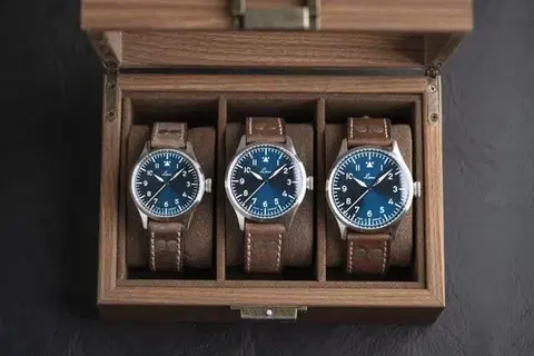 Laco Flieger Stuttgart Pro Blau 37 Automatic