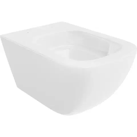 MEXEN Timo Závěsná WC mísa Rimless Tornado, bílá lesk 3365XX00T