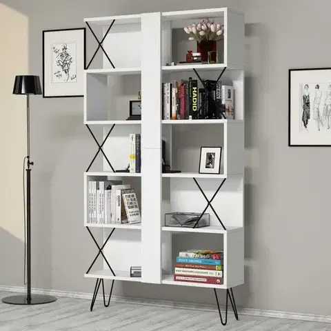 Knihovna Extra - White