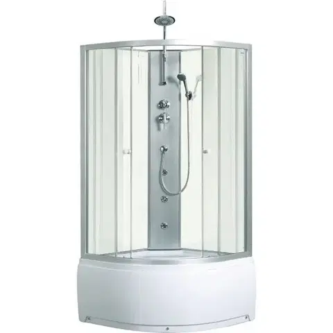 KERRA Kabina s hydromasáží Karolina 90 WH (bílá) 5907548112576