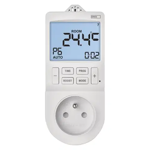 SAPHO Zásuvkový termostat s funkcí digitální spínací zásuvky s wifi P56601FR