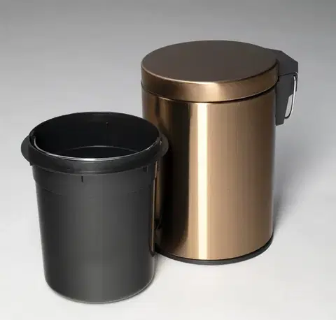 SAPHO X-ROUND COPPER odpadkový koš 3l, měď mat XJ011PG