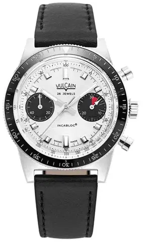 Vulcain Skindiver Chronograph White - Vulcain Rubber