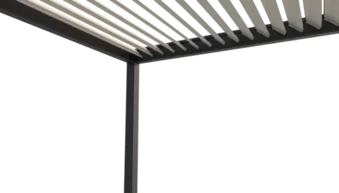 Bioklimatická pergola INTRO PLUS 4x3 m ke stěně Rojaplast