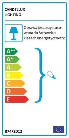 Stropní lampa Onda E27 hnědá