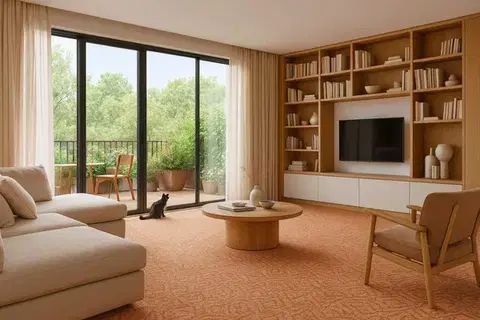 ITC, Metrážový koberec Bella Marbella 35, na míru, šíře 4m,5m, hnědá, filc, chodba / předsíň